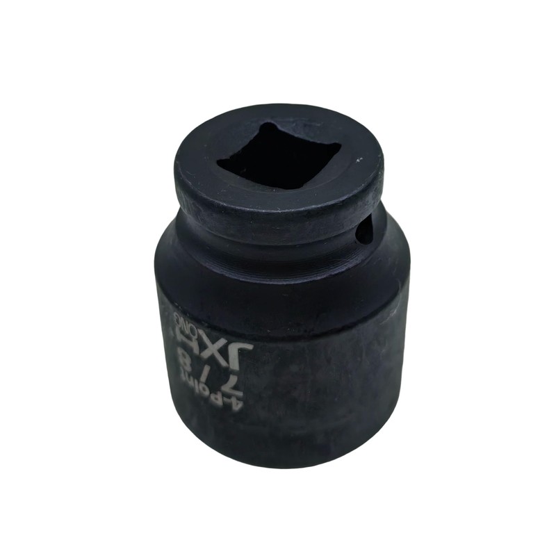JXHONG 1/2" Drive 7/8" 4-Point Square Impact Socket, Heat Treated