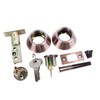 Door Knob Lock Universal Protection Entrance Keyed Double Side Interior