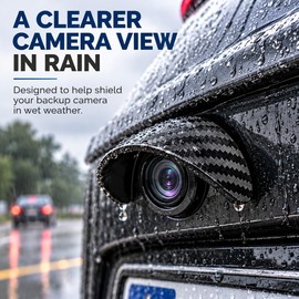 Car Camera Lens Protector for Rear View Cameras – Adhesive Dust and Rain Cover for Everyday Driving