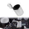 HDBUBALUS Motorcycle Aluminum Drink Cup Chrome Holder For Harley Universal 1" Handlebar