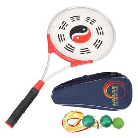Tai Chi Racket Soft Lightweight Aluminium Alloy Tai Chi Ball Racket Set for Elderly Exercise Fitness