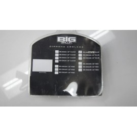 BIG BALLIN 26'' blueChrome Diamond Car Acccessory Window Emblem BADGE Decal