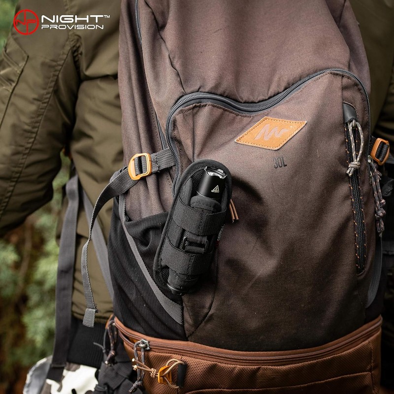 [2024] TH1 Tactical Flashlight Holster Duty Belt Pouch Open-end Stretchable