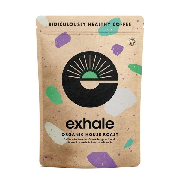 Organic Chemical-Free Ground Coffee - NEW LARGE 450G PACK - Single Origin, 100% Arabica Beans. For Cafetiere, Filter or AeroPress (Medium Roast)