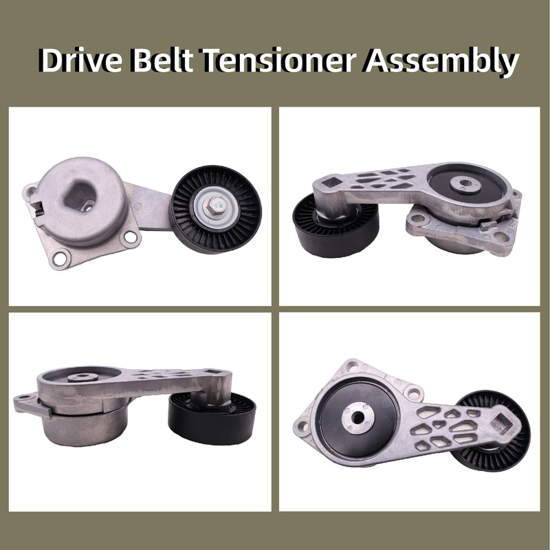 5-Pc Serpentine Belt Kit for Ford 4.6L 5.4L, Replaces 90K-38274A