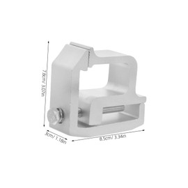 GRIRIW 2Pcs Truck Cap Topper Clamps Heavy Duty Alloy Mounting Clips for Camper Shells Reliable Roof Cover Fasteners for Outdoor Adventures and Vehicle Accessories