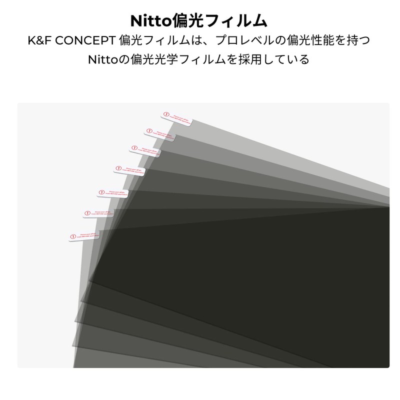 K&F Concept Polarizing Film Sheet, 7.9 x 11.8 inches (200