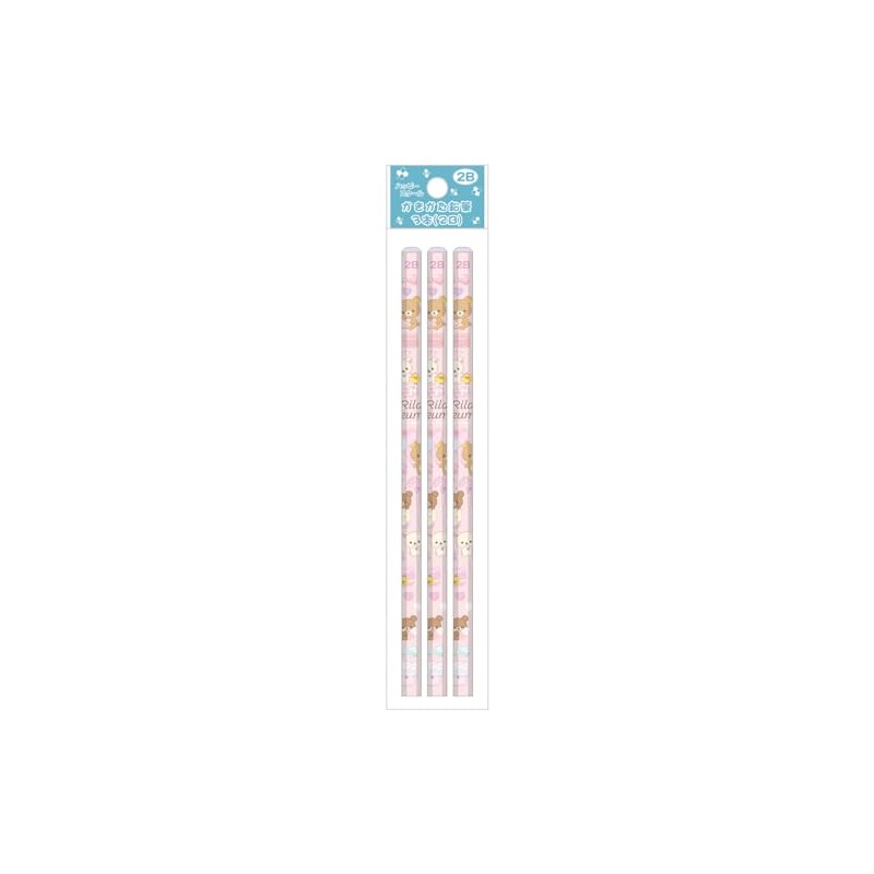 San-x Rilakkuma PH19101 Pencils, 3 Pencils, 2B,