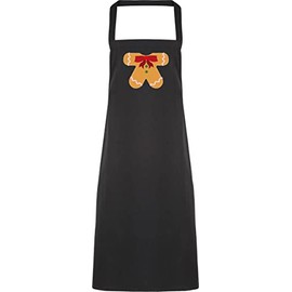 Hippowarehouse Gingerbread man woman christmas Apron kitchen cooking painting DIY onesize adult