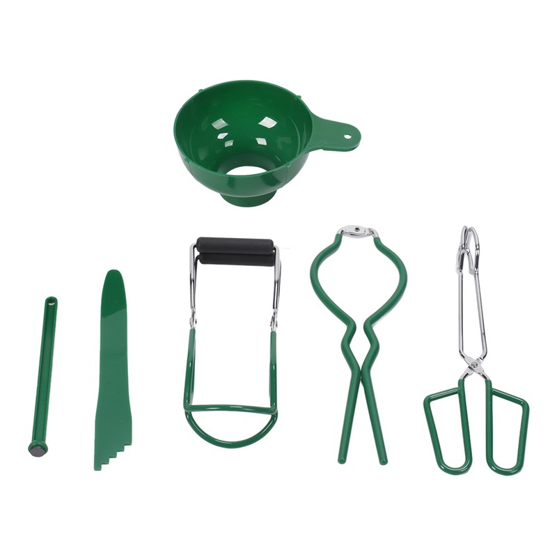 6 Pcs Canning Kit Canning Funnel Tong Bubble Popper Jar