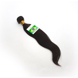 12 inch (Silky Striaght) 9A Grade 100% Brazilian Human Hair Extension Weave Weft 100g - Color# Natural