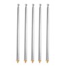 AEDIKO 5pcs Telescopic Antenna M3 Male Thread 7 Sections AM