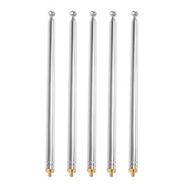AEDIKO 5pcs Telescopic Antenna M3 Male Thread 7 Sections AM FM Radio Universal Antenna for Radio TV Electric Toys Telescopic Replacement Antenna Aerial