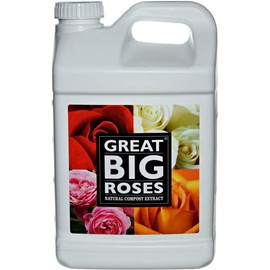 Great Big Roses – Soil and Rose Fertilizer Booster to Grow The Best Roses and Flowers; Rose Food Compost Extract for Rose Bush, 2.5 Gallon Concentrate (Makes 80 Gallons)