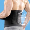 Back Support Brace for Spine Disc, Compression Belt for Fitness Lifting Black L