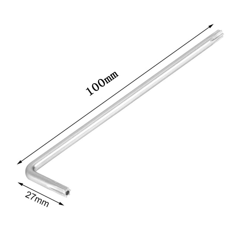Utoolmart T25 Long Tamper Proof Torx Star Key Bit Wrench