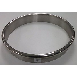 Kason Polished Stainless Steel 10" x 2" Trash Grommet