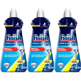 Finish - Rinse Aid - Lemon 400ml - Pack of 3