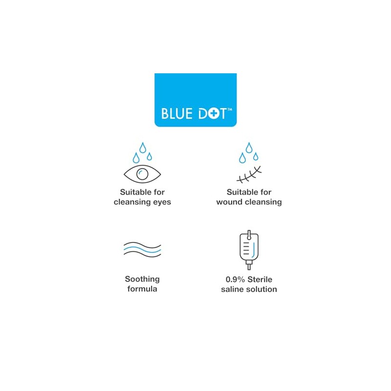 Blue Dot Blue Dot Eye Wash Pods, Pack of 25