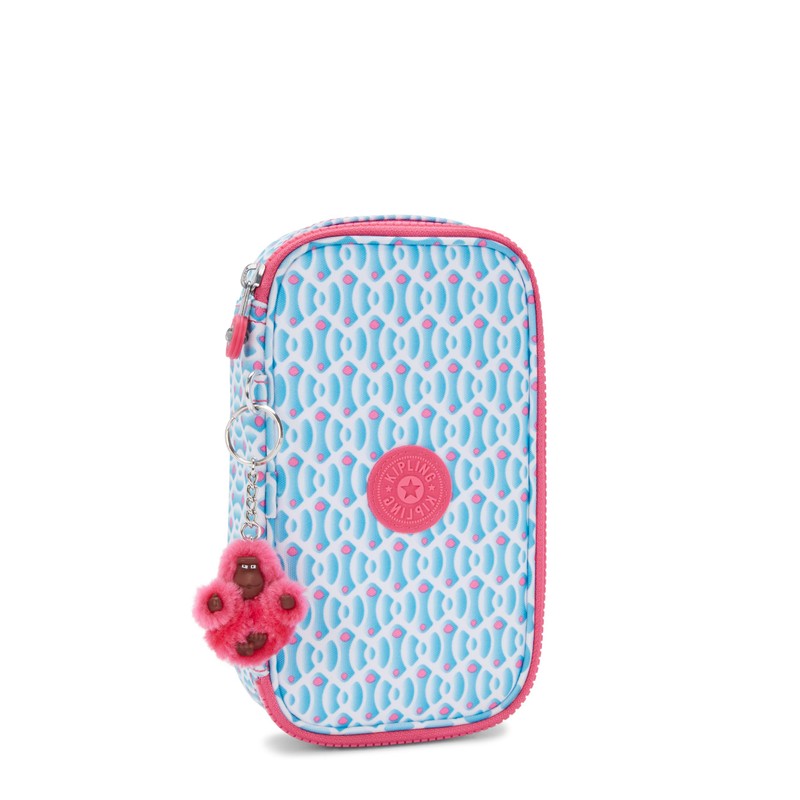Kipling 50 PENS Mittelgroßes Federetui, Beutel, Etuis, Dreamy Geo C