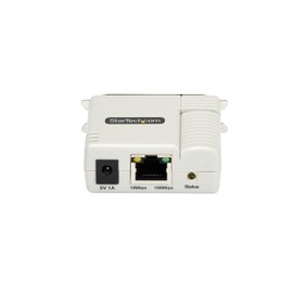 StarTech.com Ethernet to Parallel Network Print Server, 10/100Mbps LAN, WebUI, Centronics Ethernet Printer Server Adapter