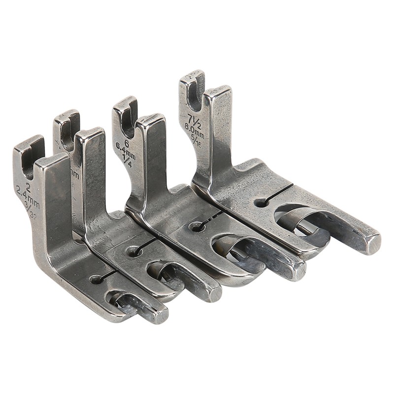 4PCs Presser Foot Sewing Machine Accessories Durable Crafts Stainless Steel