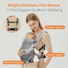Ergonomic 4-in-1 Baby Carrier Newborn to Toddler - with Lumbar