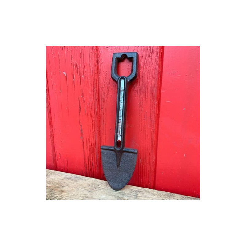 Vintage Cast Iron Outdoor Garden Tool Wall Spade Hanging Weather