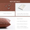 Crumbs Home Modern Farmhouse Fall Linen Indoor Outdoor Lumbar Pillow