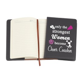 Gzrlyf Cheer Coach Notebook Journal only the Strongest Women Become Cheer Coaches Journal Female Cheerleading Coach Gifts (strongest women)