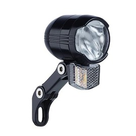 Büchel Shiny 80 LED Headlight with Holder Approx. 80 Lux E-Bike Version (Pack of 1)