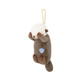 LIV HEART 97121-10 Ribuhahato Pass Case, Kubinekko Sea Otter (Total Length: Approx. 7.5 inches (19 cm), Key Chain, Key Chain