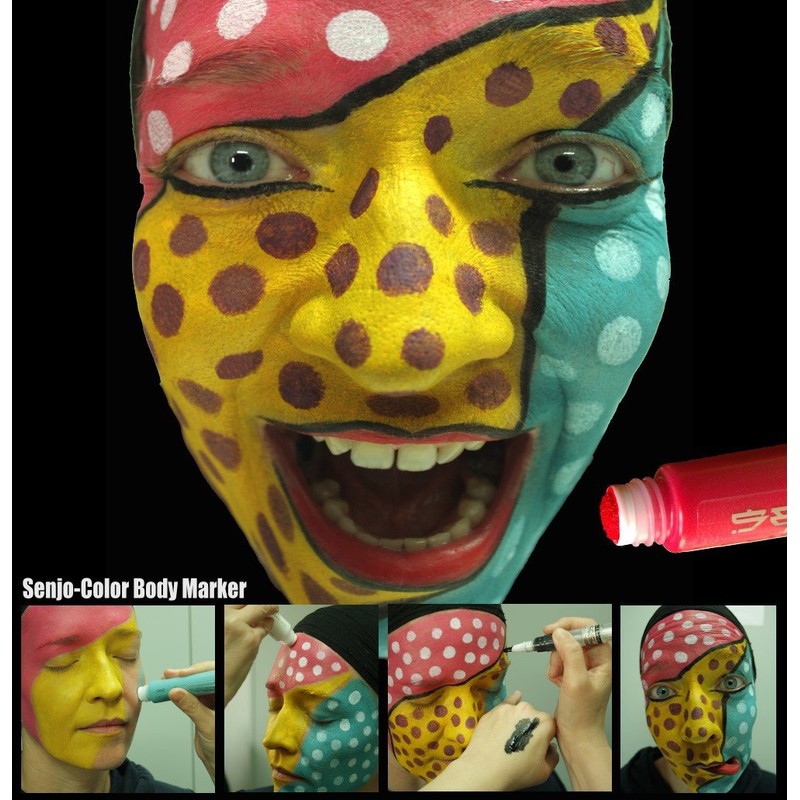 Face & Body Marker Paint Pen sunshine yellow