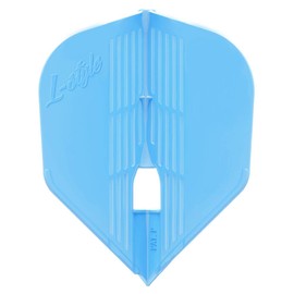 L-style champagne flight kami shape, light blue