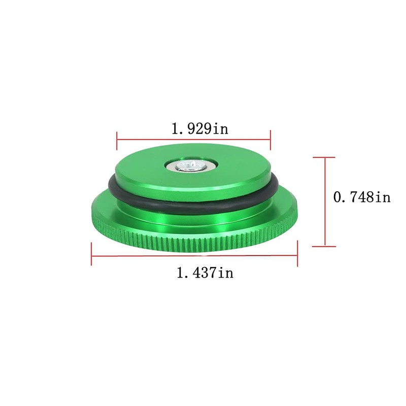 HKOO Diesel Fuel Cap Compatible with Dodge Ram, Aluminum Factory