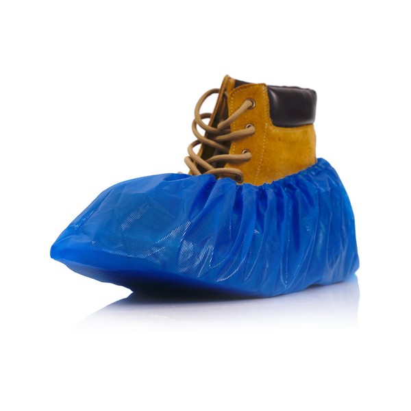 Buself Heavy Duty Disposable Shoe Covers, Extra Large 6.7x17.7 In,