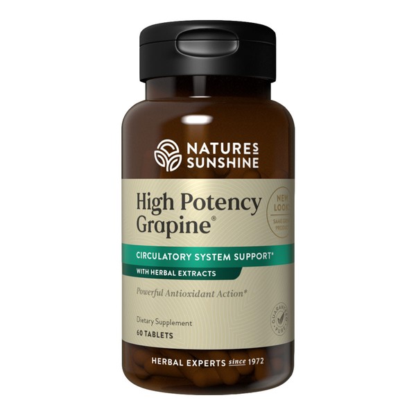 Nature's Sunshine High Potency Grapine - 60 tablets