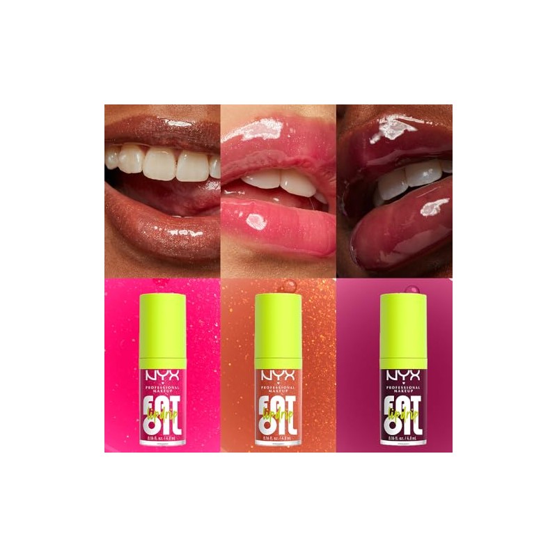 NYX Professional Makeup Kit 3 pack Fat Oil Lip Drip