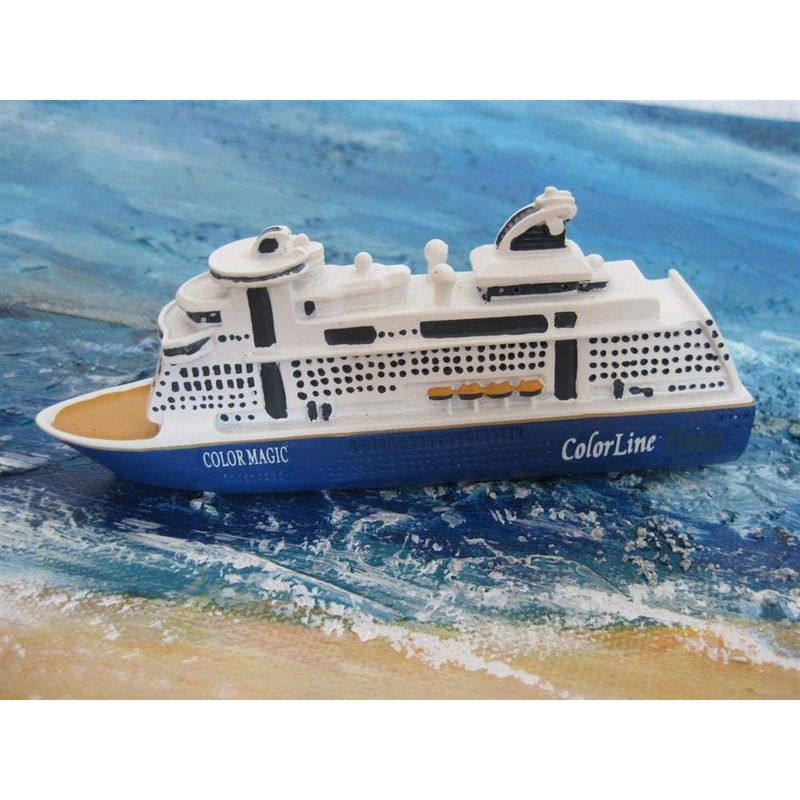 Unbekannt Ship Model MS Color Magic Miniature Approx. 12 cm