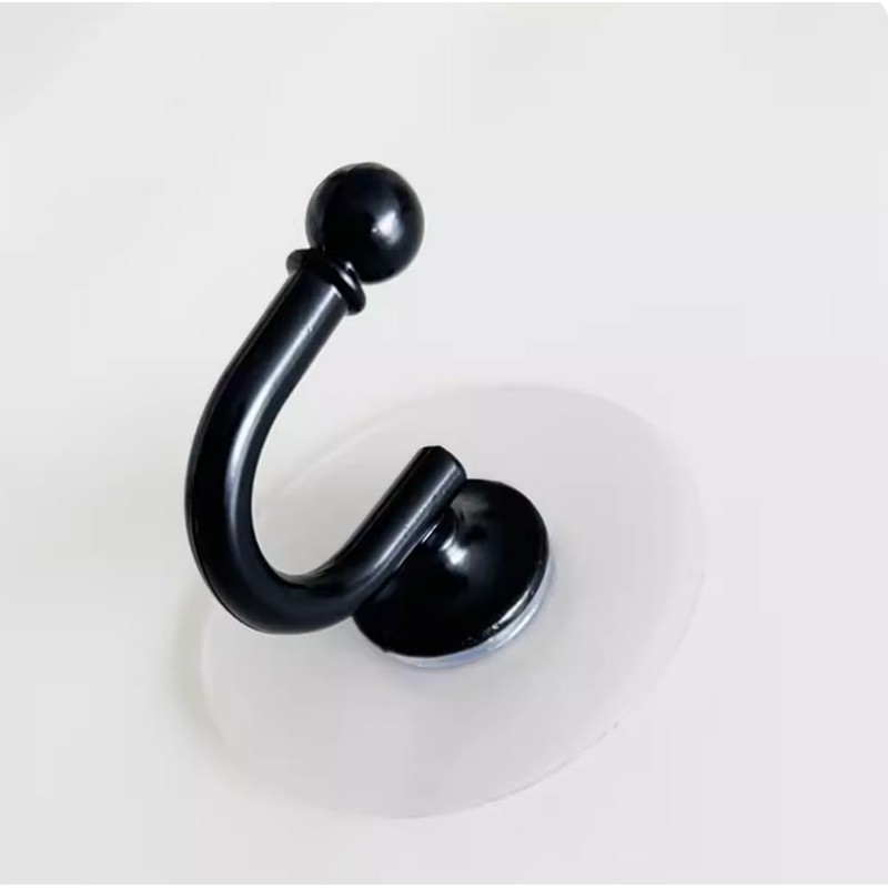 Cciphy Adjustable Self Adhesive Curtain Tieback, Non-Trace Stick Metal Wall