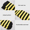 BAOKELAN Knee High Long Socks Striped Casual Thigh High Socks