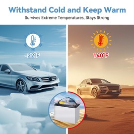 Battery Insulation Kit, Car Battery Blanket Wrap & Car Battery Cover, Battery Wrap, Insulated Blanket Kit for Extreme Temperature Protection, Heat Shield Winter Protector 39.37 X 7.87(1pcs)