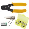 TLS.eagle F Compression Tool Coax Cable Crimper Kit, Adjustable RG6
