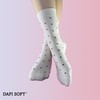 Dafi soft 6 Pairs Womens Socks, Stripe Dots Plain Assorted,