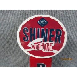 Shiner Wild Hare Beer Tap handle Spoetzl Ale House New