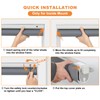 Persilux No Drill No Tools Cordless Blackout Roller Shades for