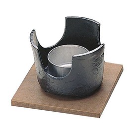 yamako- Aluminum Mini Stove 火皿 with decking with Black 21034 