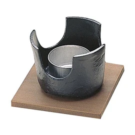 yamako- Aluminum Mini Stove 火皿 with decking with Black 21034 