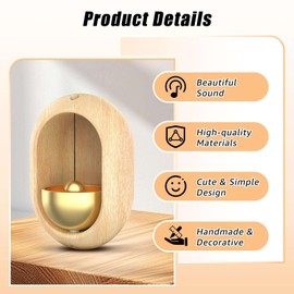 Shopkeepers Bell for Door Opening,Magnetic Door Chime for Business When Entering,Bells for Door Entry Alert,Vintage Door Bell for Store,Office,Home