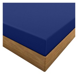 HOME ACE Royal Blue Single Bed Sheet - Fitted Sheet, 92CM x 190CM, Poly Cotton, Twin Size
